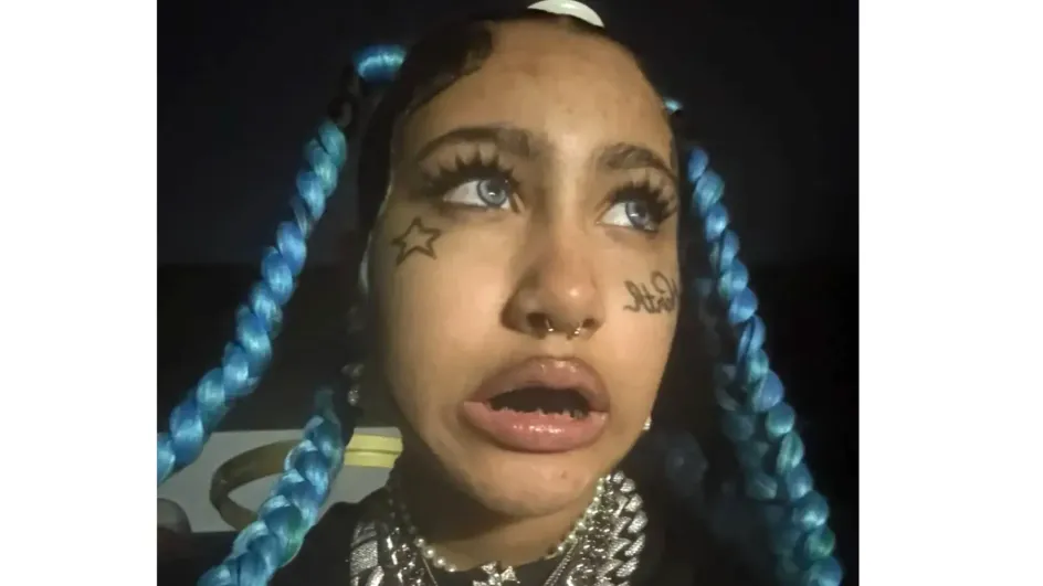 Дочь Канье Уэста сделала татуировки на лице