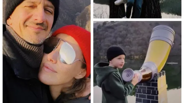 Собчак поделилась снимками с мужем и сыном из Китая