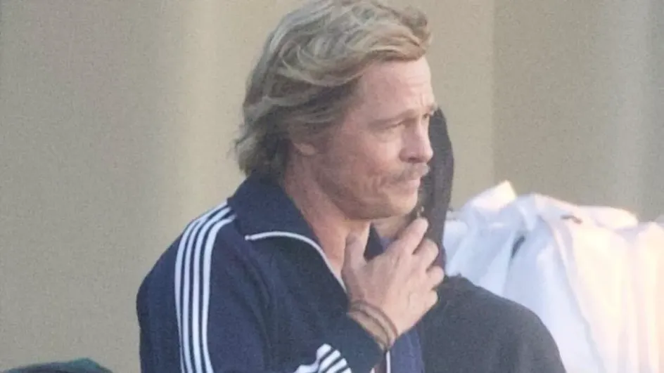 Брэд Питт шокировал новым имиджем на бейсбольном матче