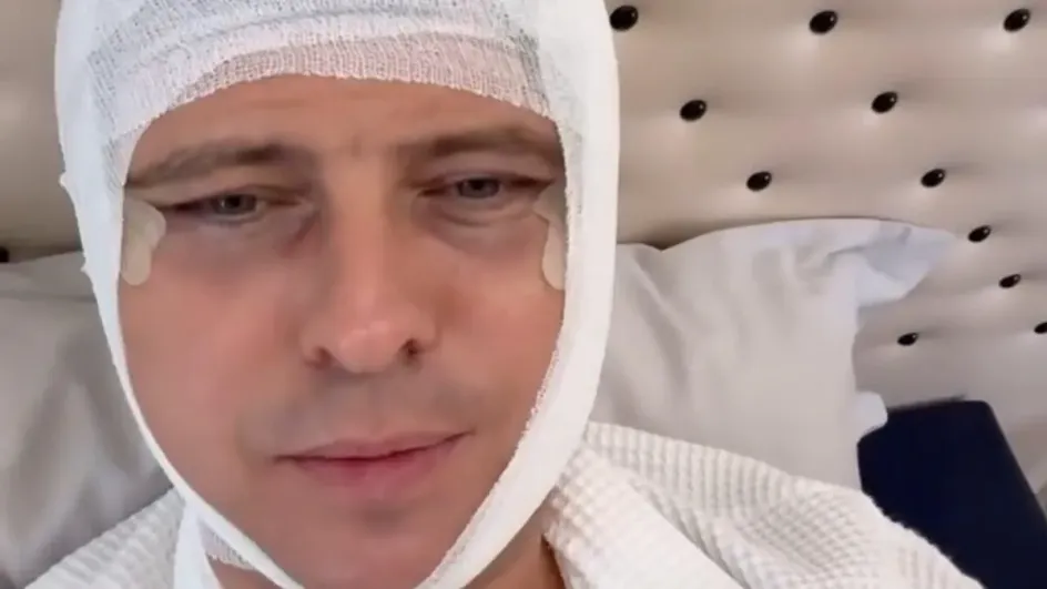 Прохор Шаляпин в бинтах опубликовал кадры из больничной палаты