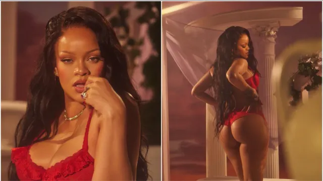 Рианна показала на себе новую коллекцию нижнего белья