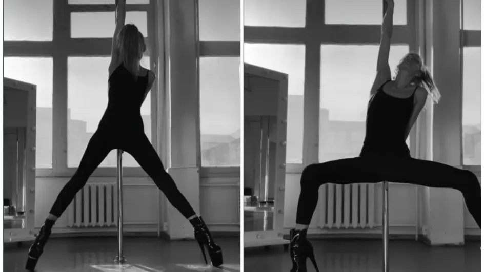 Светлана Ходченкова показала очередной танец на пилоне