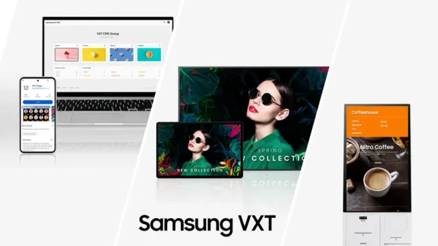 Samsung анонсировала универсальную платформу VXT для работы с цифровыми дисплеями